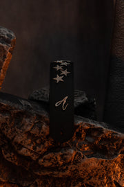 BLACK RHINESTONE STARS STRAP