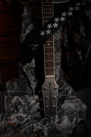 BLACK RHINESTONE STARS STRAP