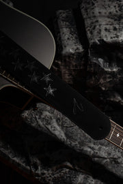 BLACK LEATHER STARS STRAP
