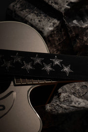 BLACK LEATHER STARS STRAP