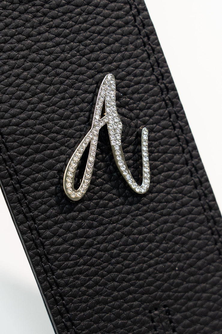 BLACK RHINESTONE STARS STRAP