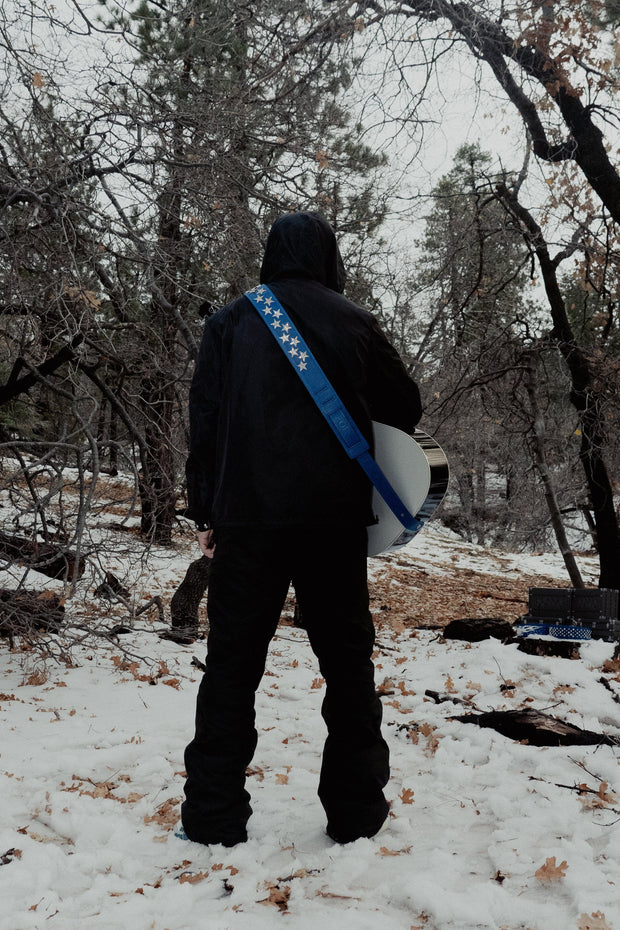 BLUE RHINESTONE STARS STRAP