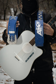 BLUE BB GUITAR STRAP