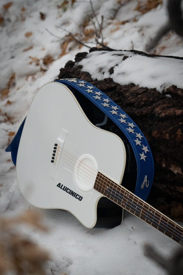 BLUE RHINESTONE STARS STRAP