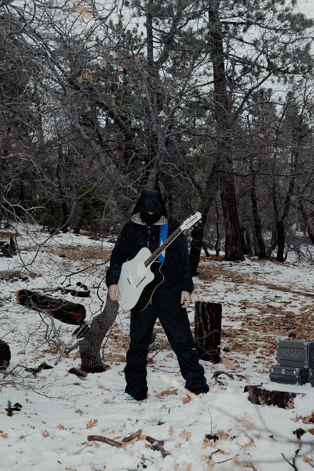 BLUE FLAMES RHINESTONE STRAP