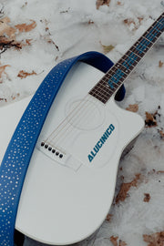 BLUE FLAMES RHINESTONE STRAP