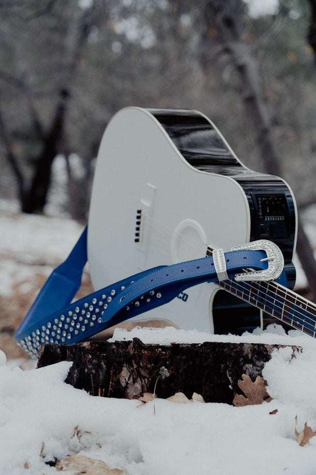 BLUE BB GUITAR STRAP