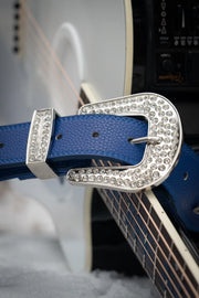 BLUE BB GUITAR STRAP