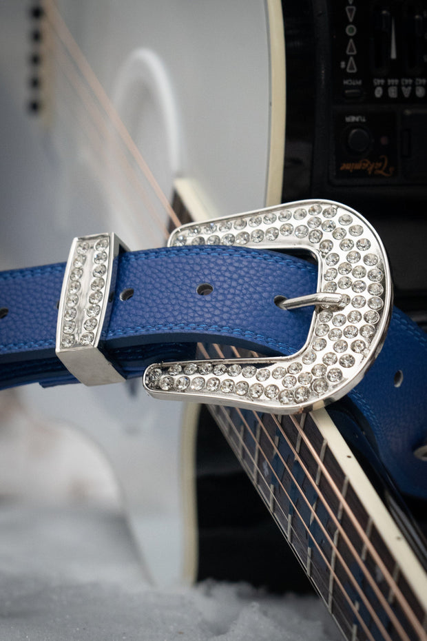 BLUE BB GUITAR STRAP