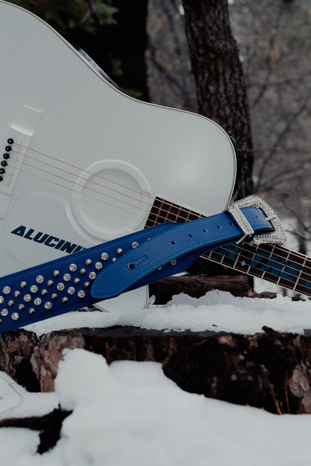 BLUE BB GUITAR STRAP