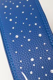 BLUE FLAMES RHINESTONE STRAP