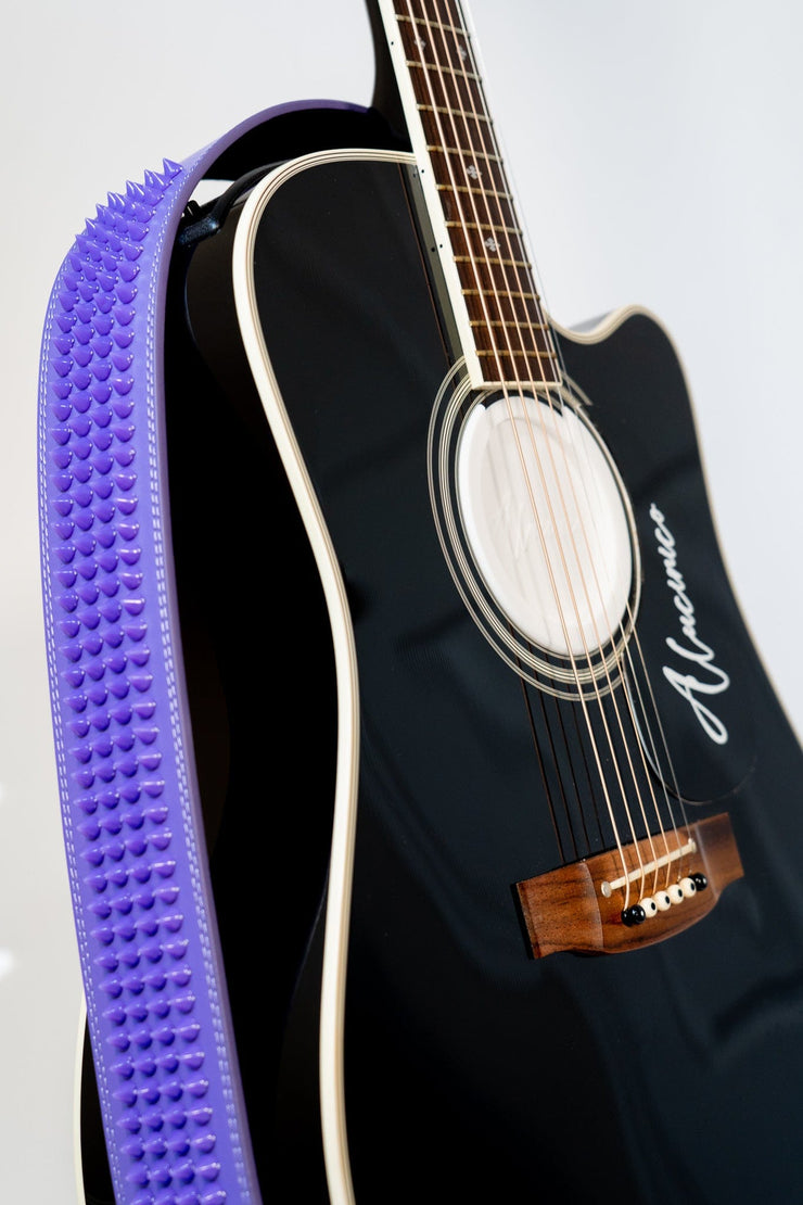 PURPLE STUDDED STRAP