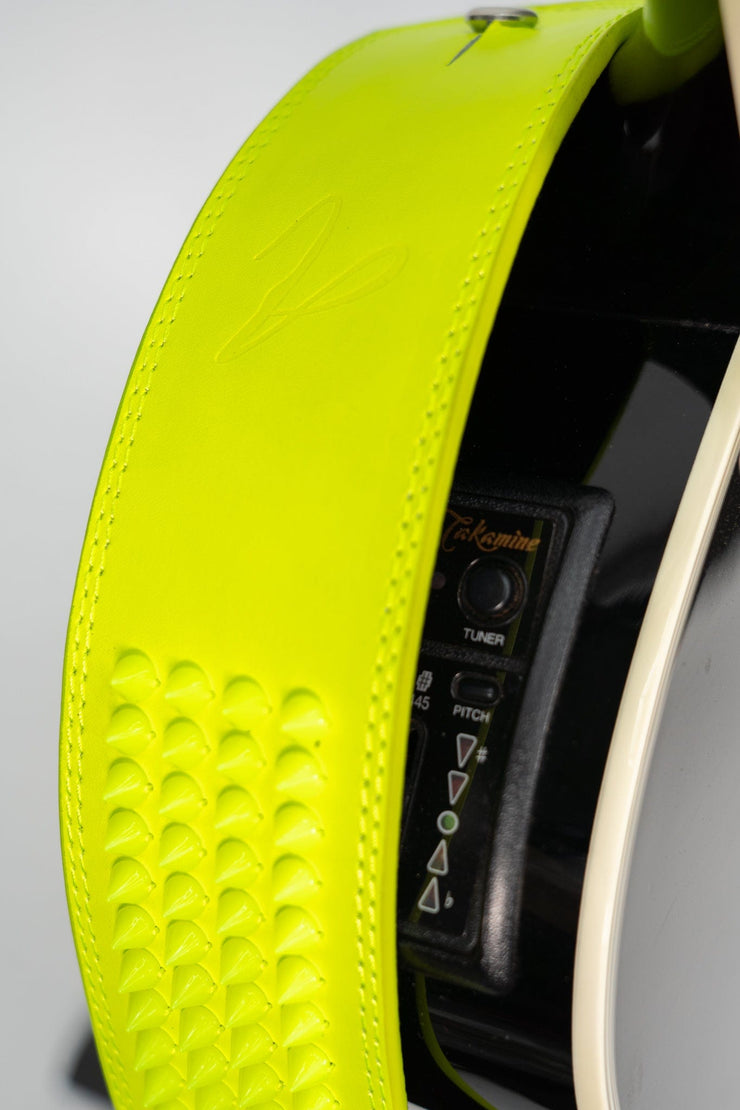 NEON GREEN STUDDED STRAP