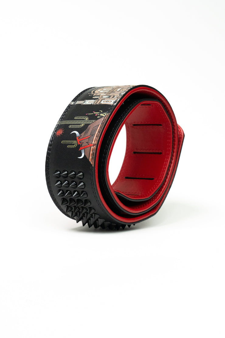 CT SIGNATURE STUDDED GUITAR STRAP