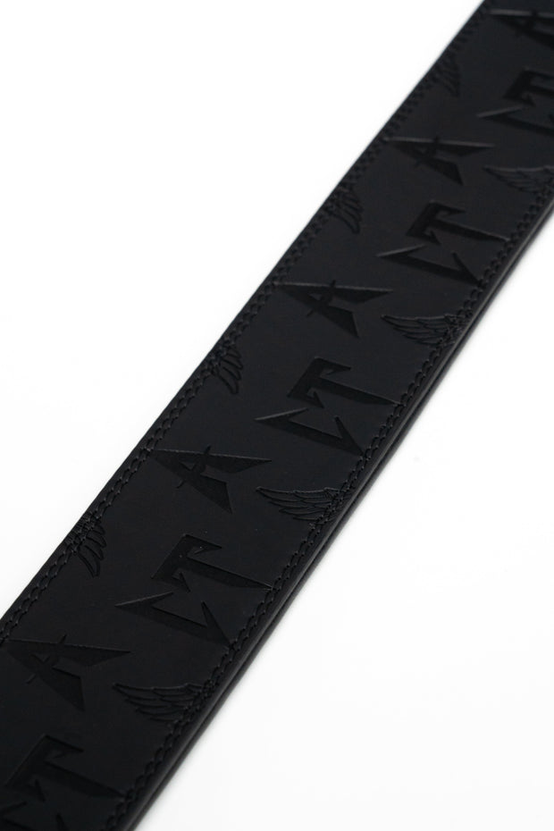 BLACK EMBOSSED CT GUITAR STRAP