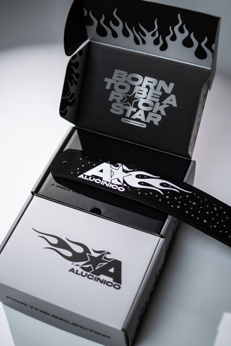 FLAMES RHINESTONE STRAP