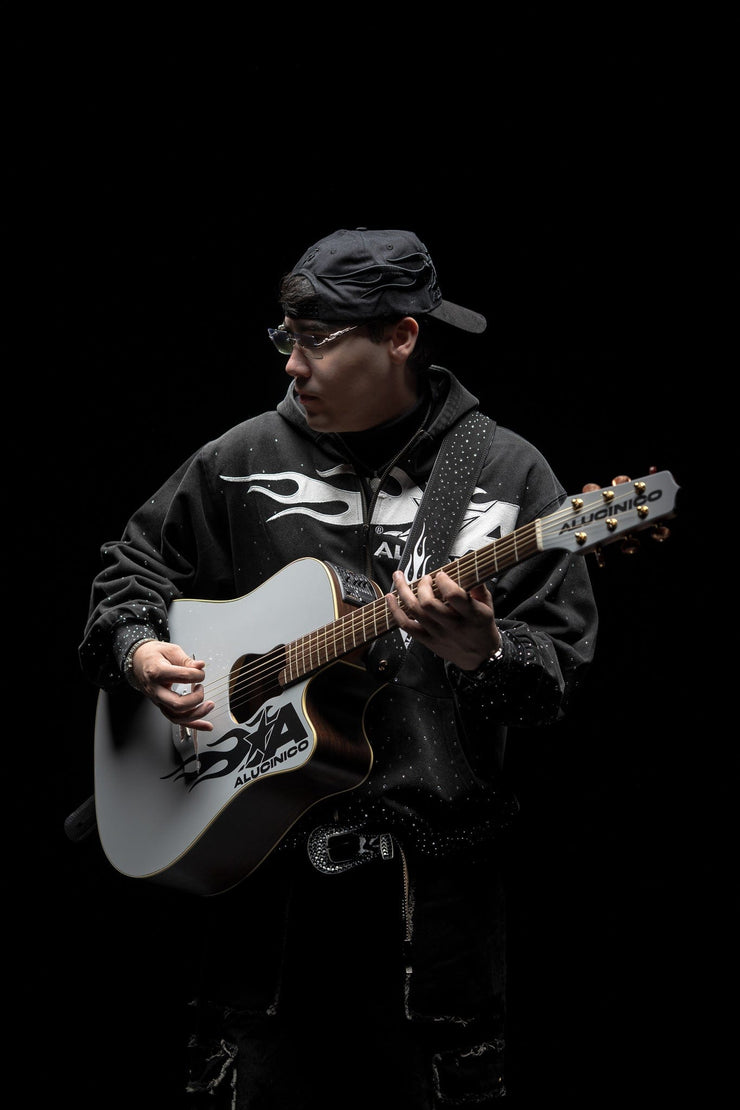 FLAMES RHINESTONE STRAP