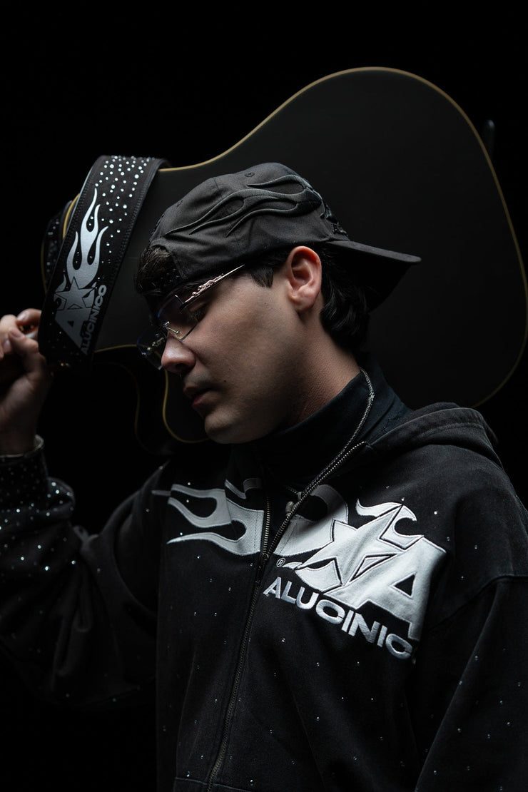 FLAMES RHINESTONE STRAP