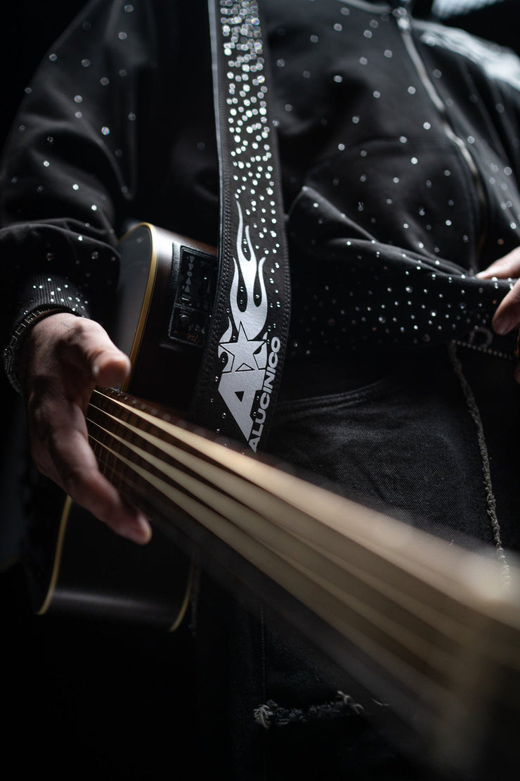 FLAMES RHINESTONE STRAP