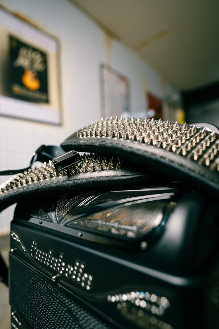 PUNK STUDDED ACCORDION STRAPS