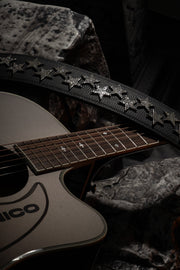 BLACK RHINESTONE STARS STRAP