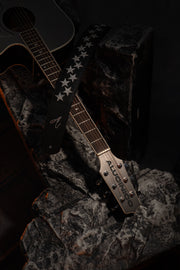 BLACK RHINESTONE STARS STRAP