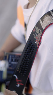 CT SIGNATURE STUDDED GUITAR STRAP